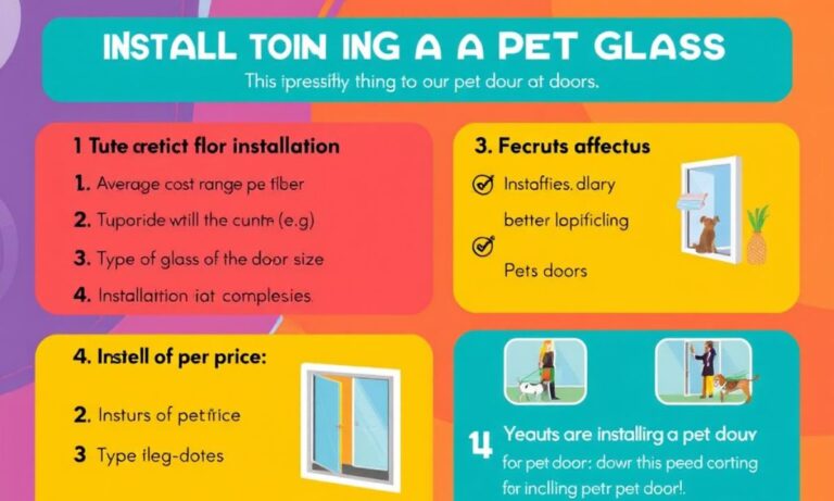 How Much to Install a Pet Door in Glass