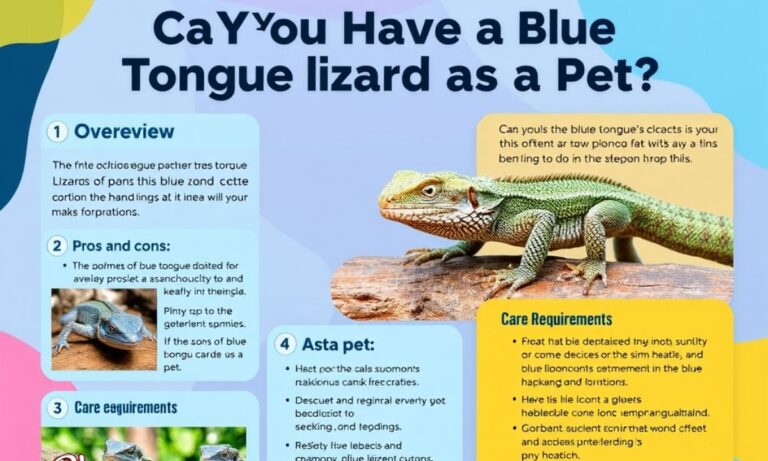 Can You Have a Blue Tongue Lizard as a Pet?