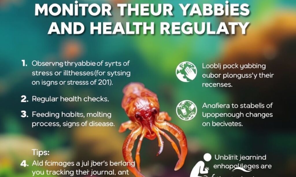 Monitor Their Yabbies and Health Regularly